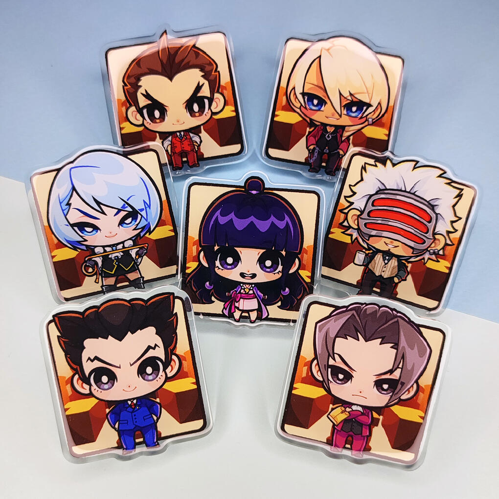 Ace Attorney Badges Ace Attorney Badges